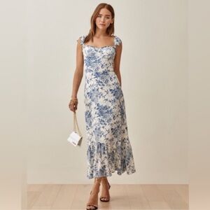 Reformation Nikita dress in Pompadour